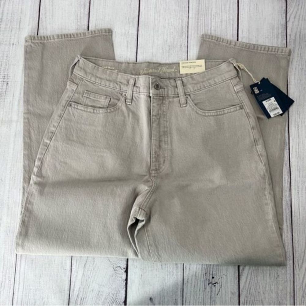 Universal Thread Vintage Straight Jeans in Grey Size 8